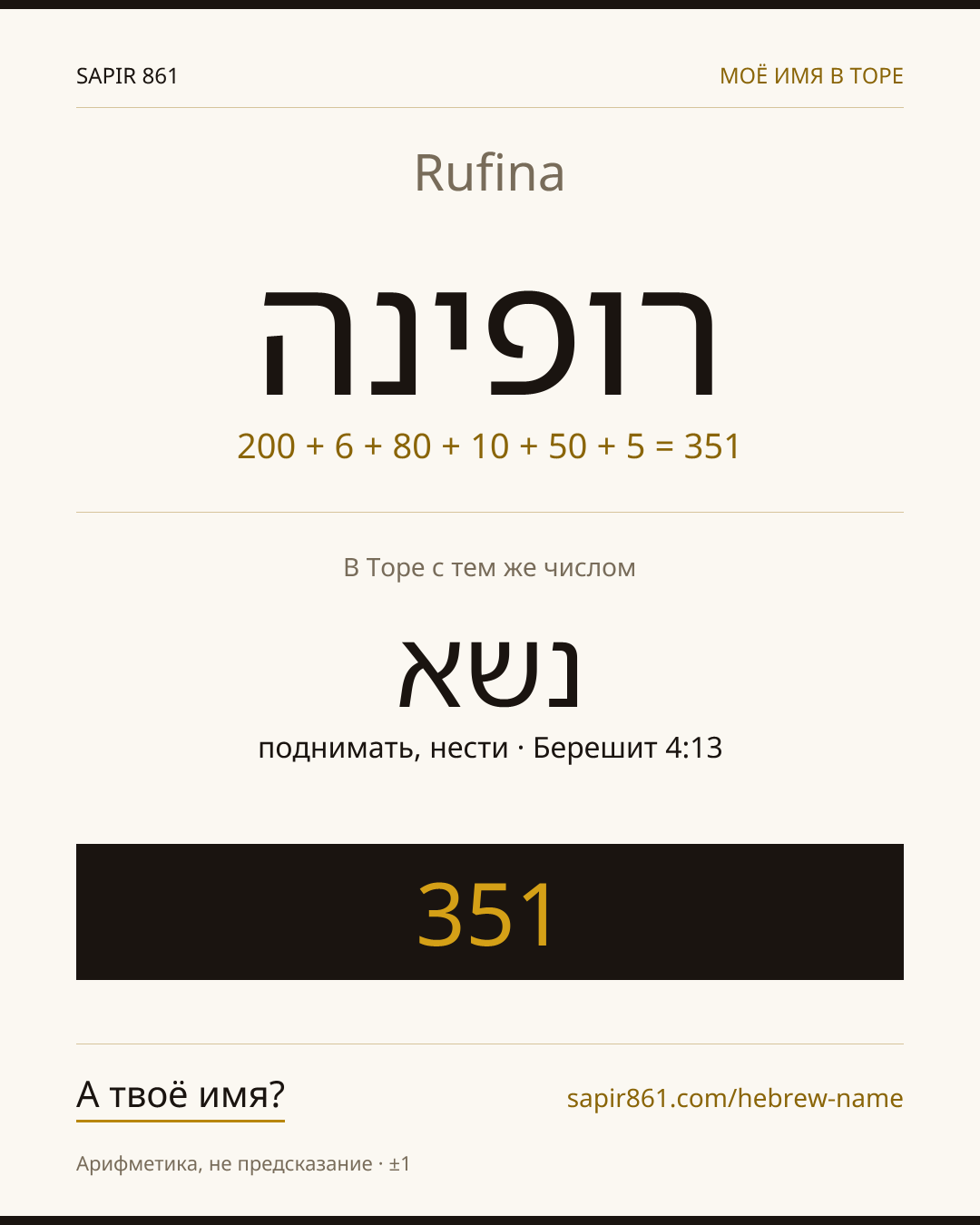 Rufina — רופינה