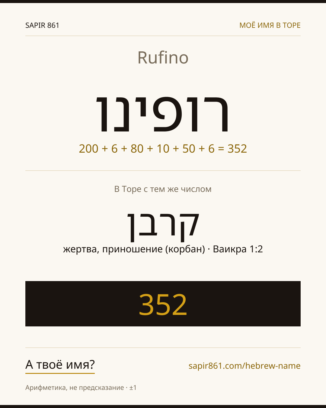 Rufino — רופינו