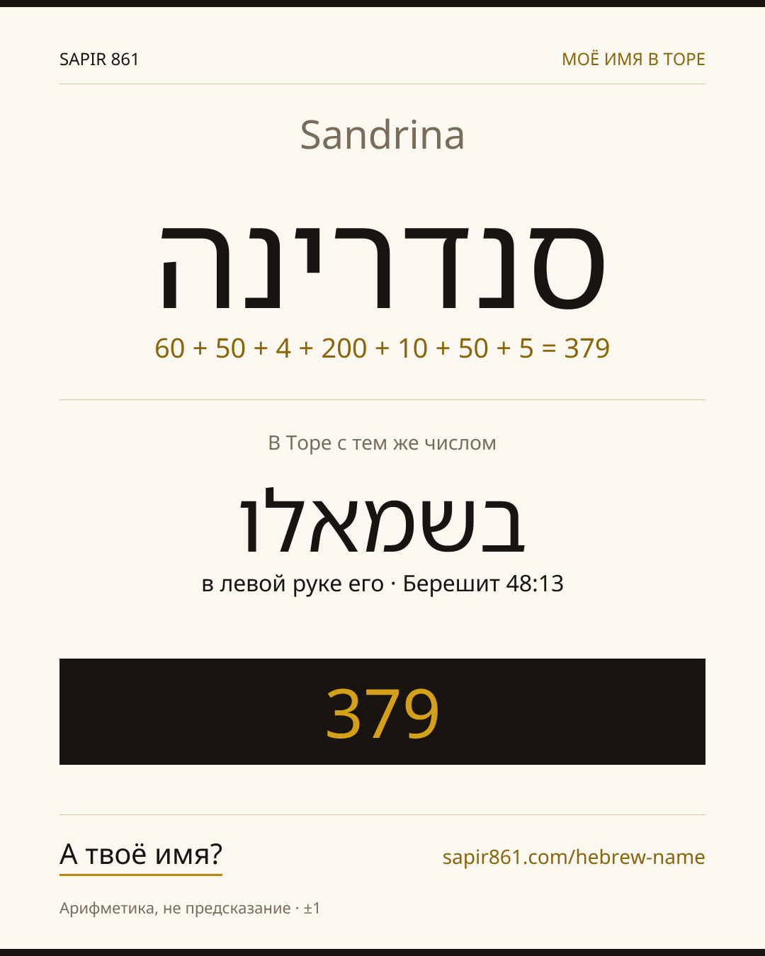 Sandrina — סנדרינה