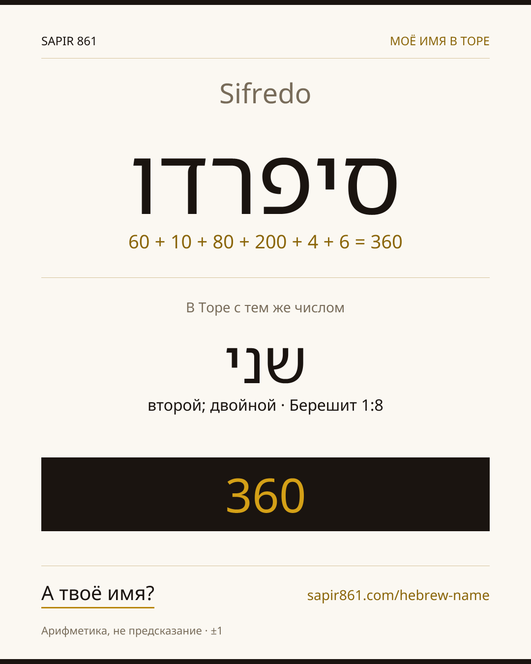 Sifredo — סיפרדו