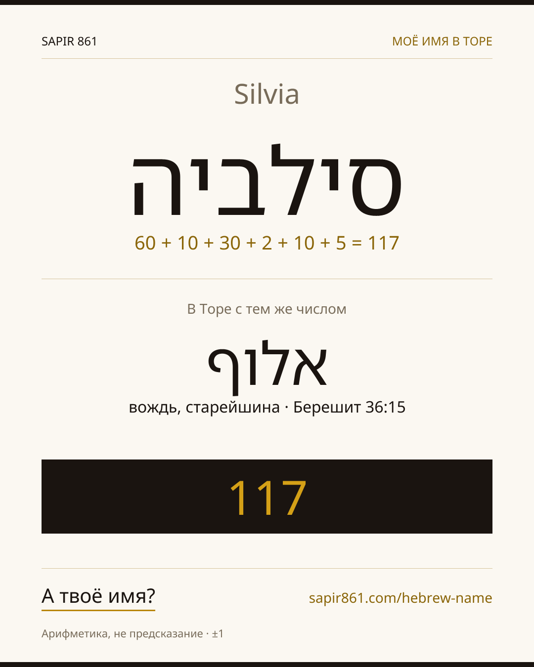 Silvia — סילביה