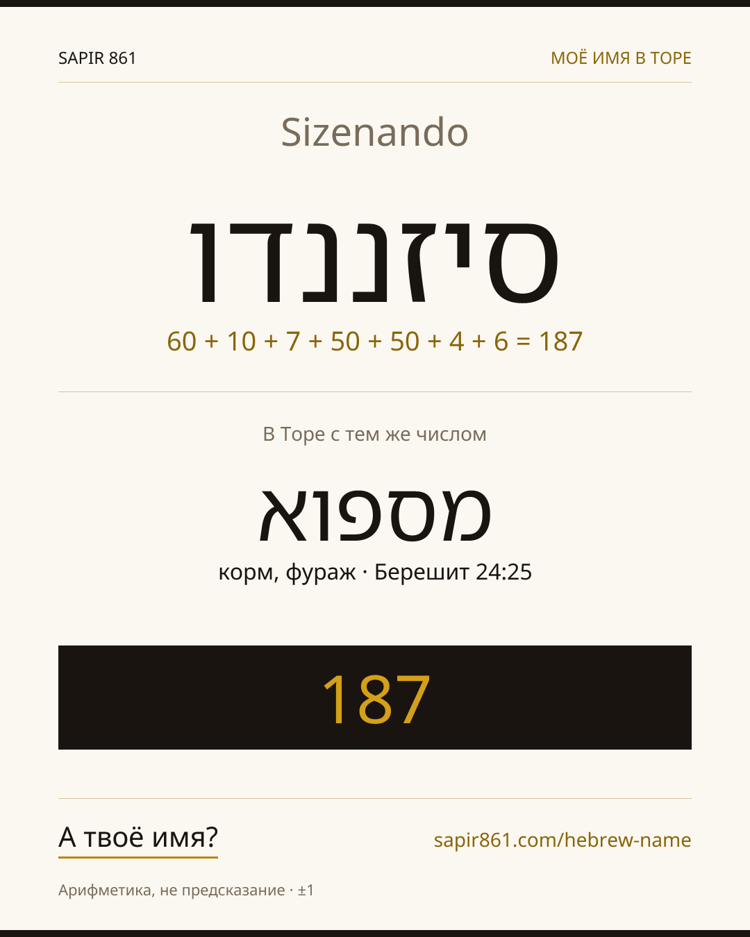 Sizenando — סיזננדו
