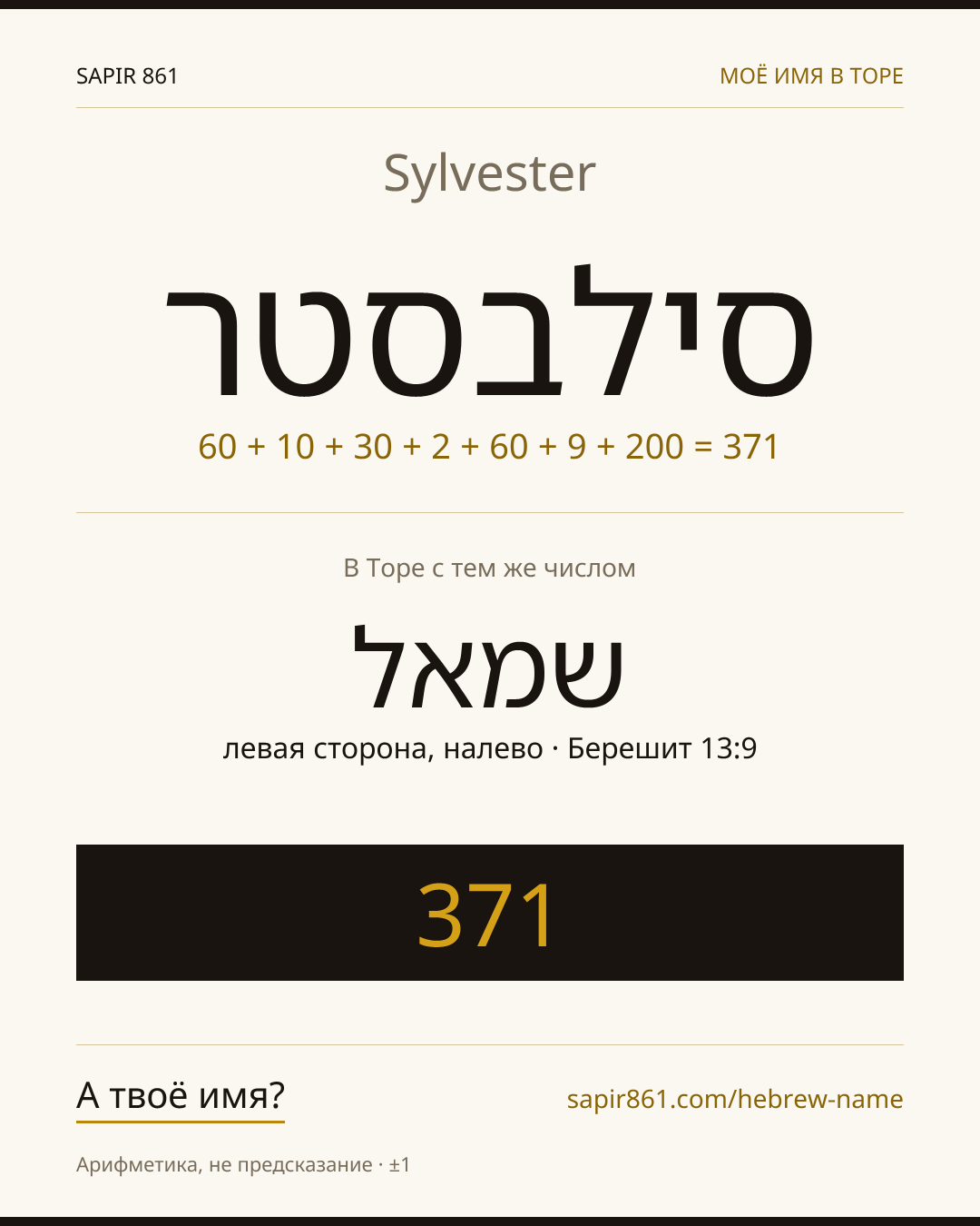 Sylvester — סילבסטר