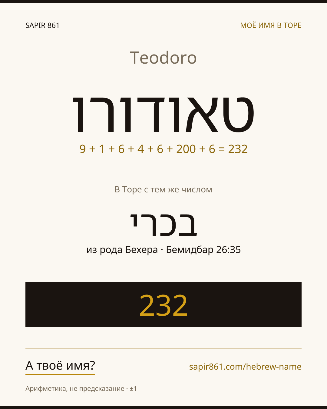 Teodoro — טאודורו