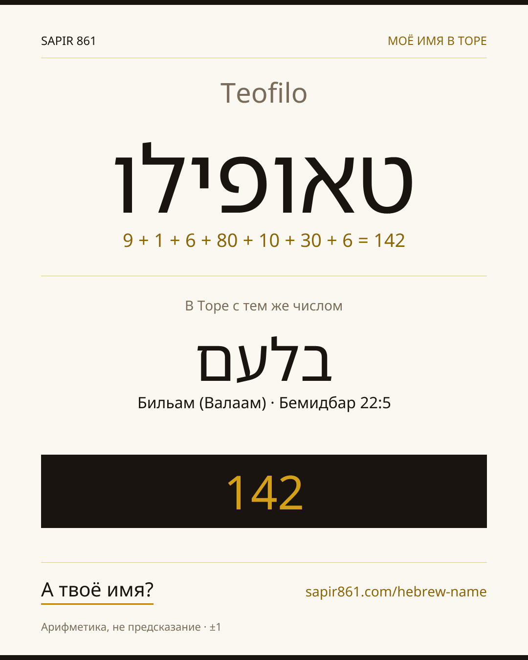 Teofilo — טאופילו