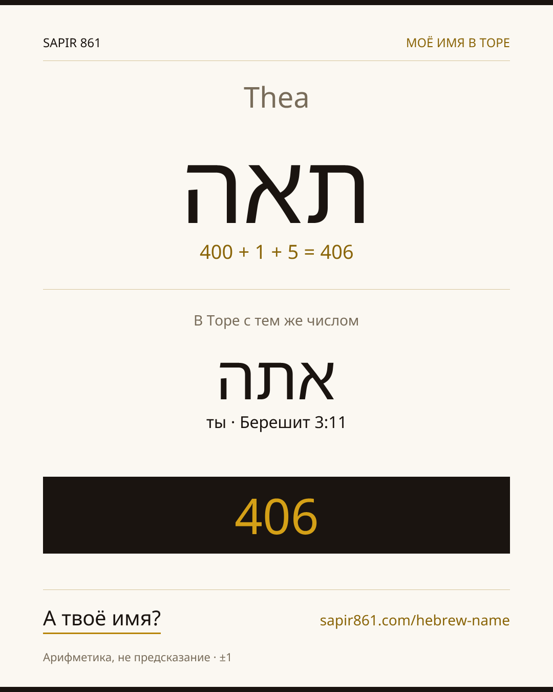 Thea — תאה