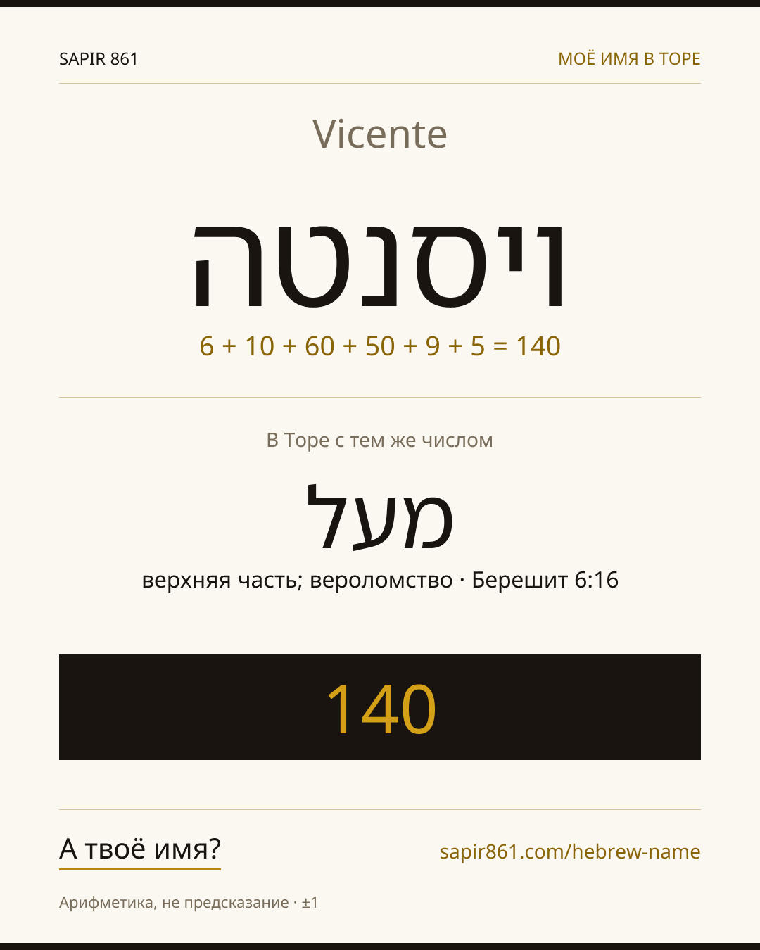 Vicente — ויסנטה