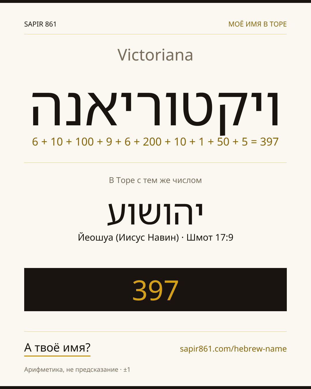 Victoriana — ויקטוריאנה