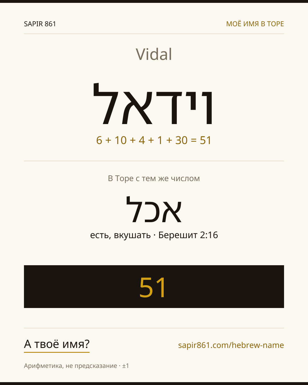 Vidal — וידאל