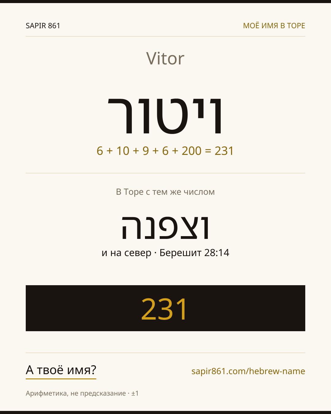 Vitor — ויטור