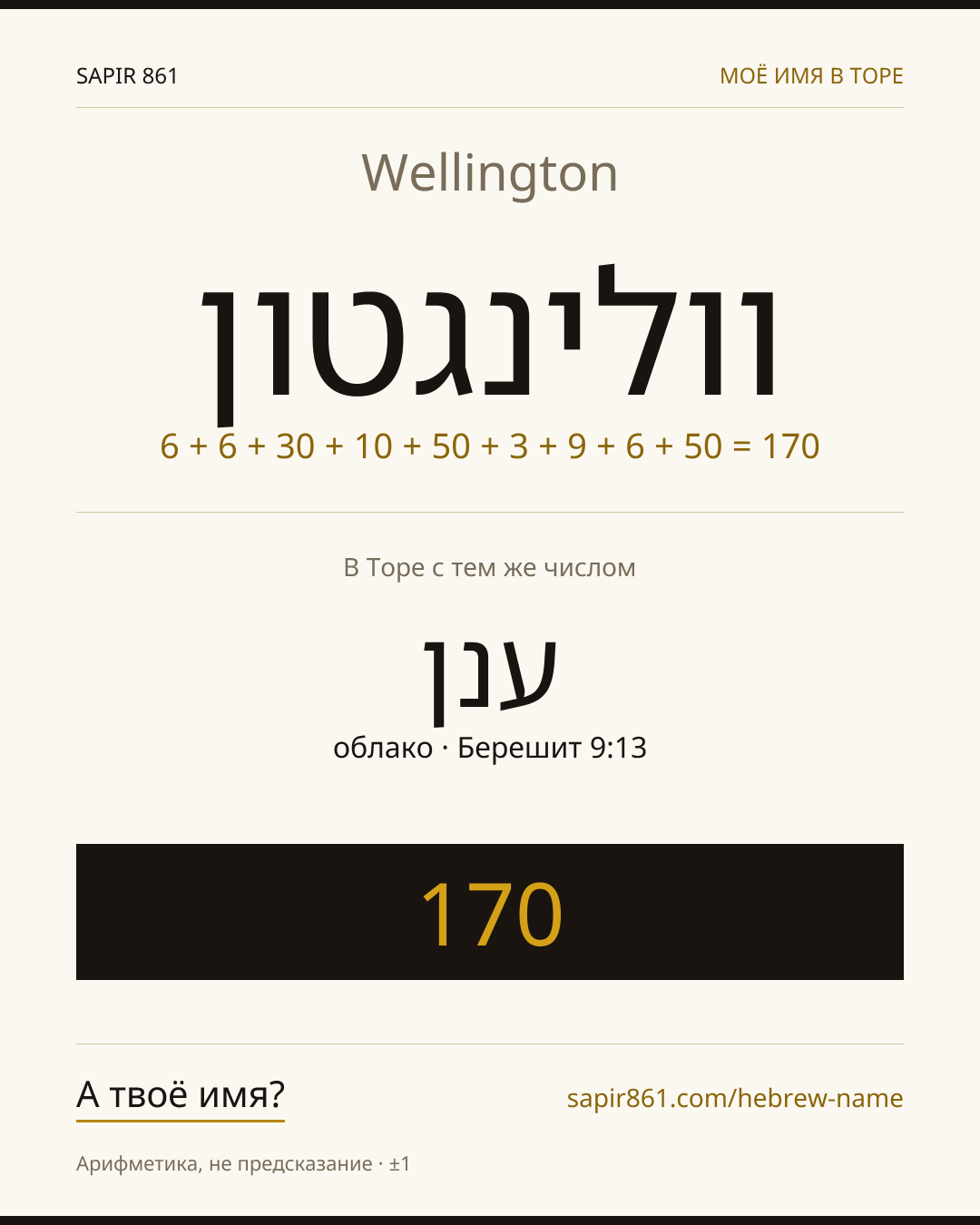 Wellington — וולינגטון