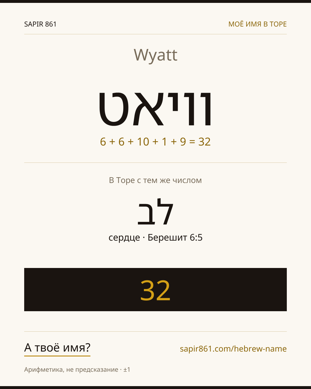 Wyatt — וויאט