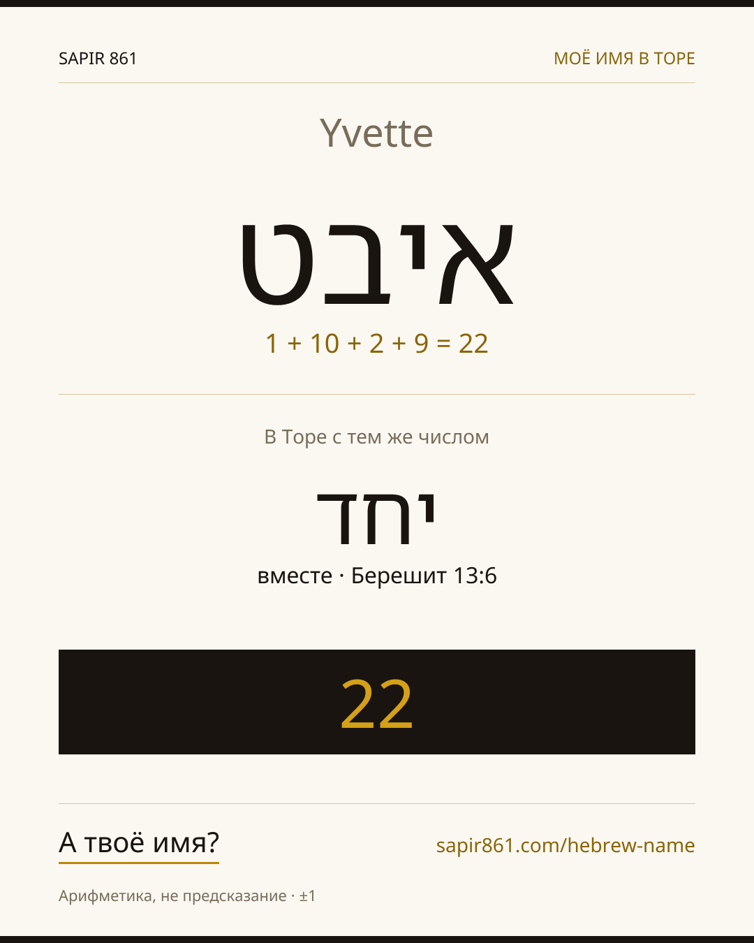 Yvette — איבט