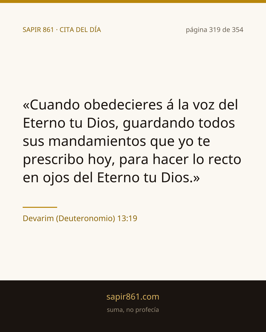 Devarim (Deuteronomio) 13:19