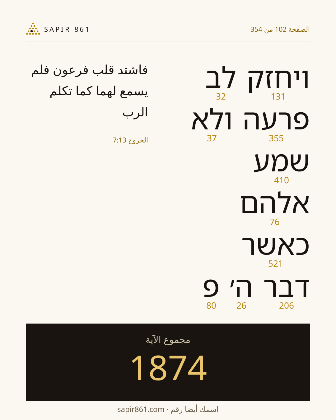 بطاقة الآية 102