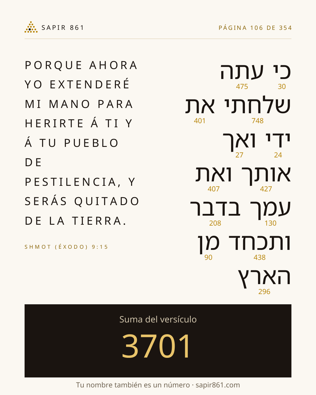 Tarjeta del versículo 106