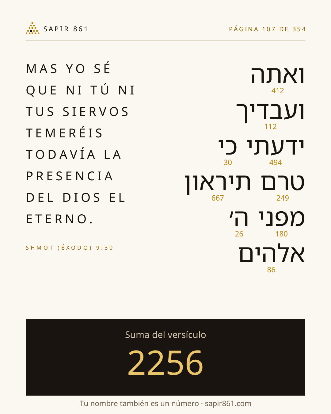 Tarjeta del versículo 107