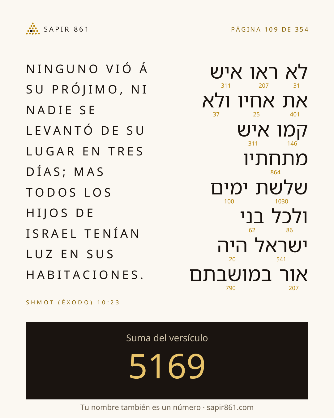 Tarjeta del versículo 109