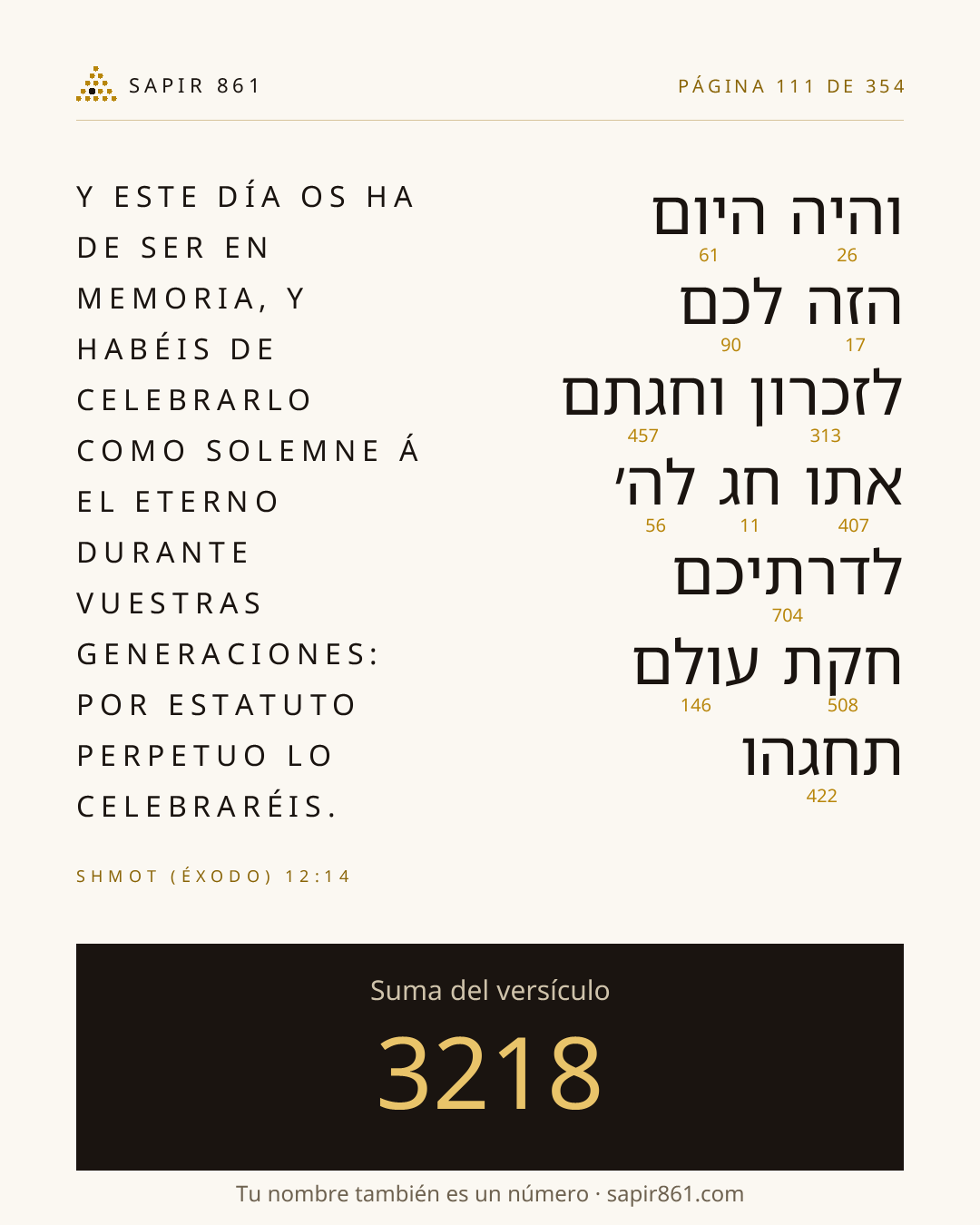 Tarjeta del versículo 111