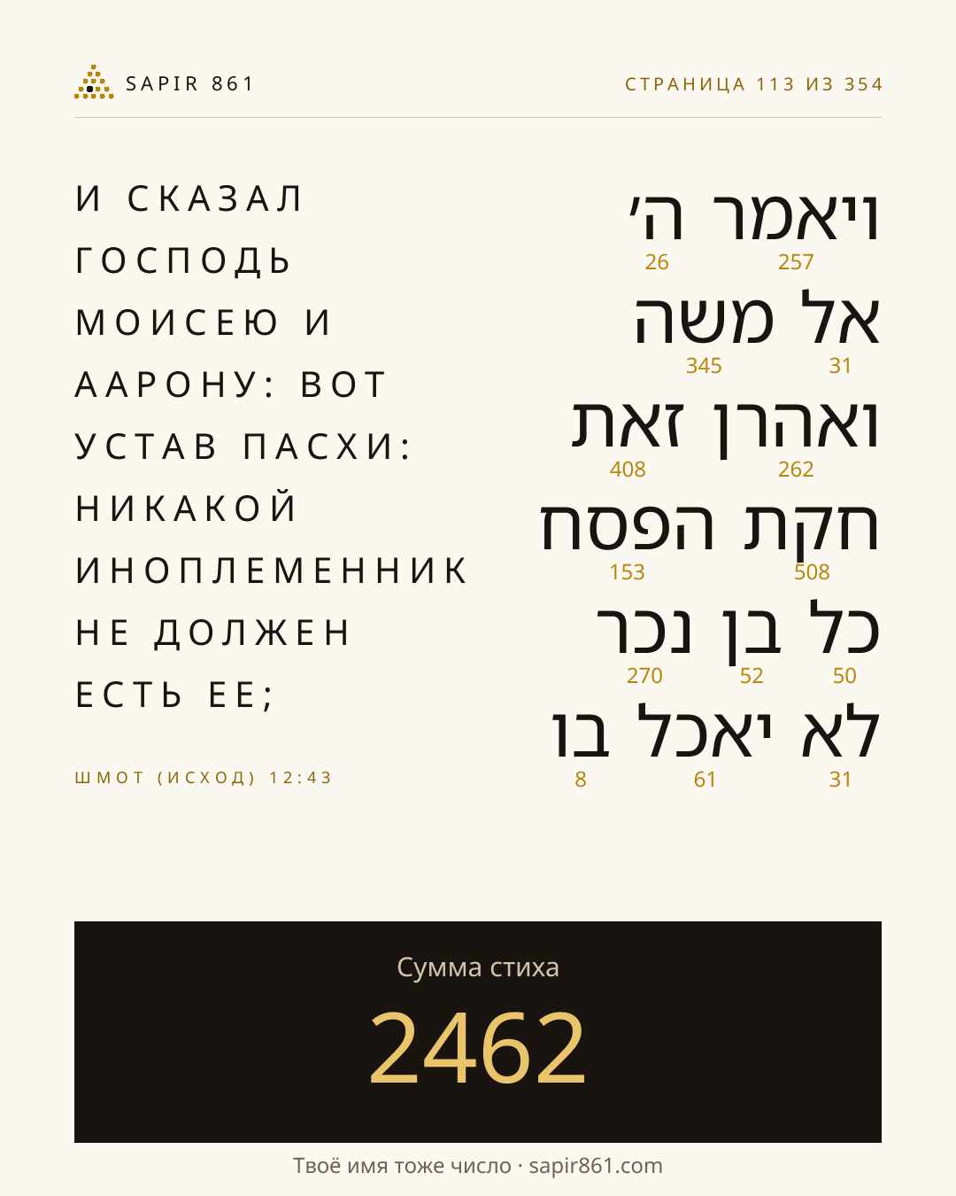 Карточка стиха 113