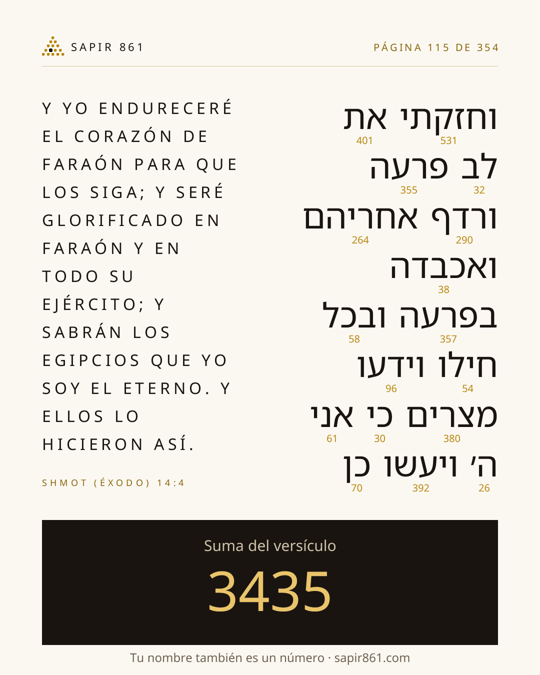 Tarjeta del versículo 115