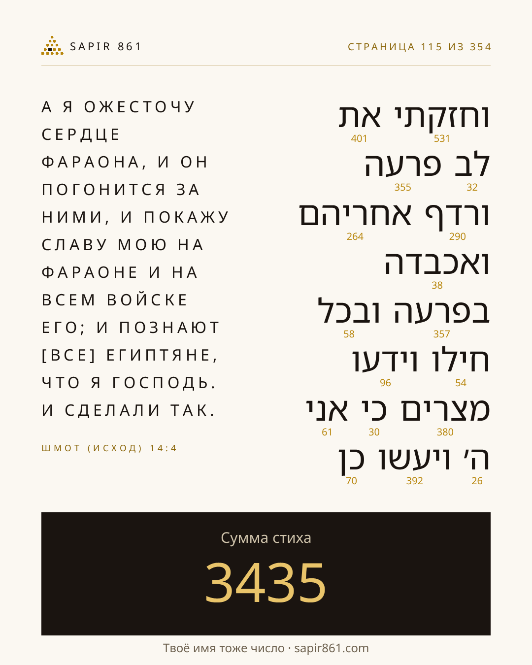 Карточка стиха 115