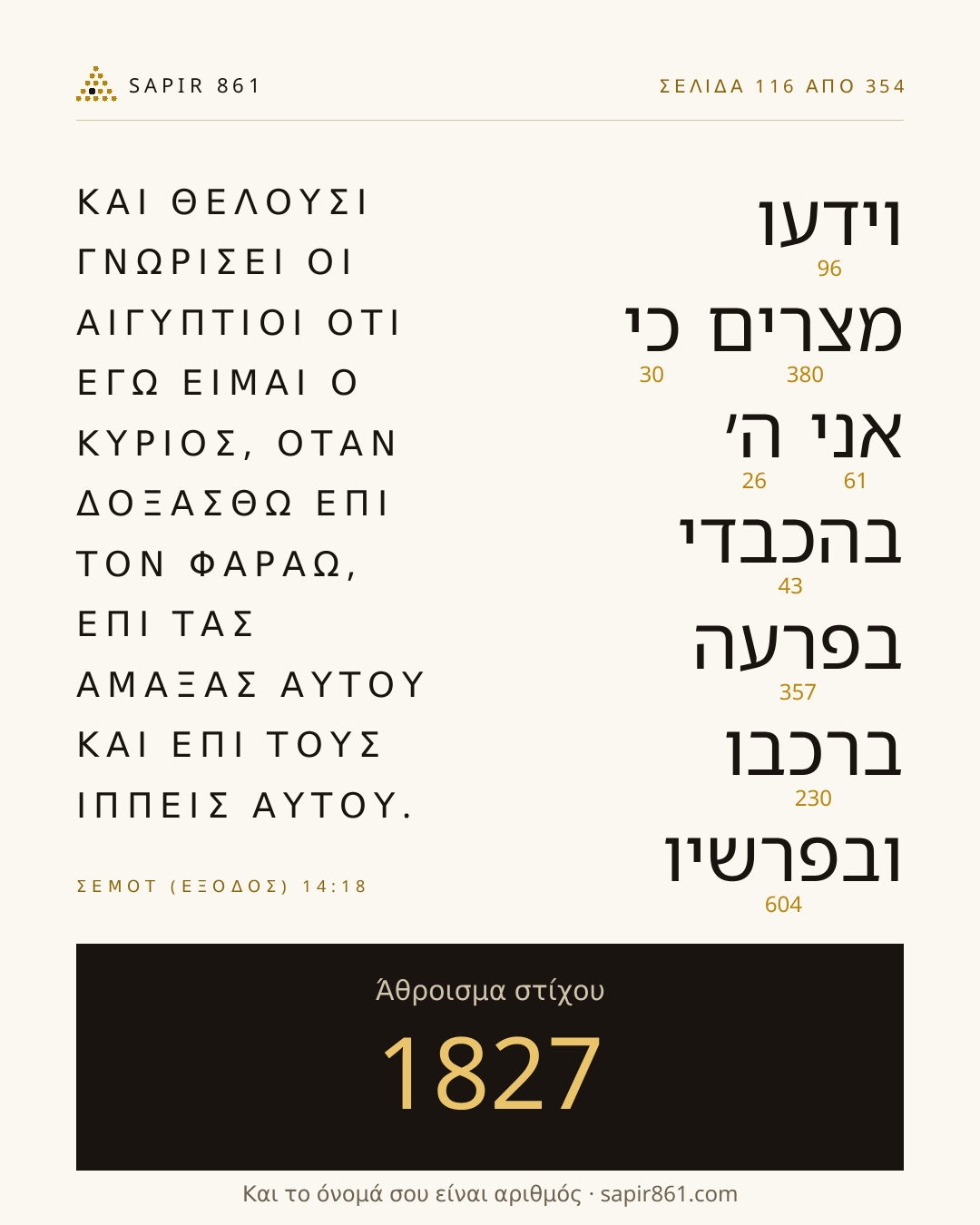 Κάρτα στίχου 116