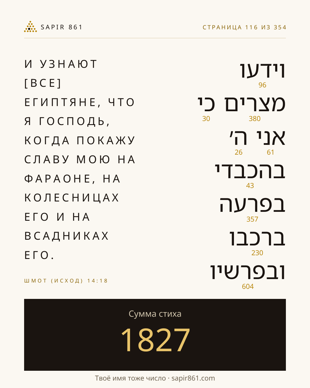 Карточка стиха 116