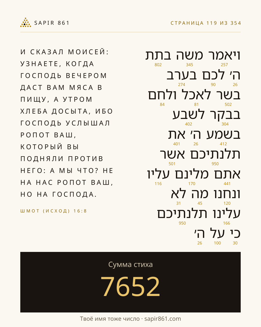 Карточка стиха 119