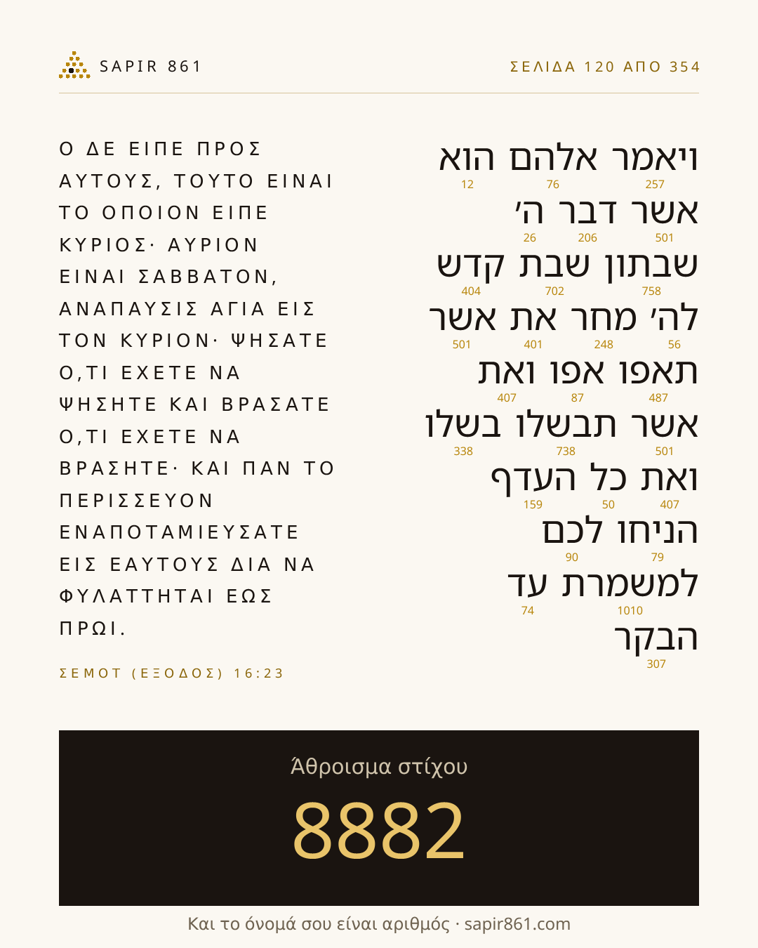 Κάρτα στίχου 120