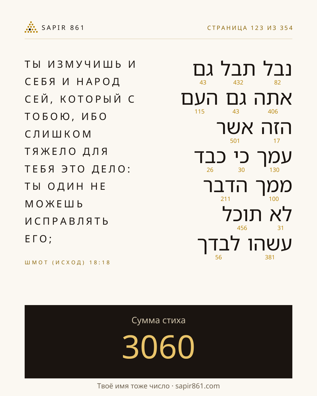 Карточка стиха 123