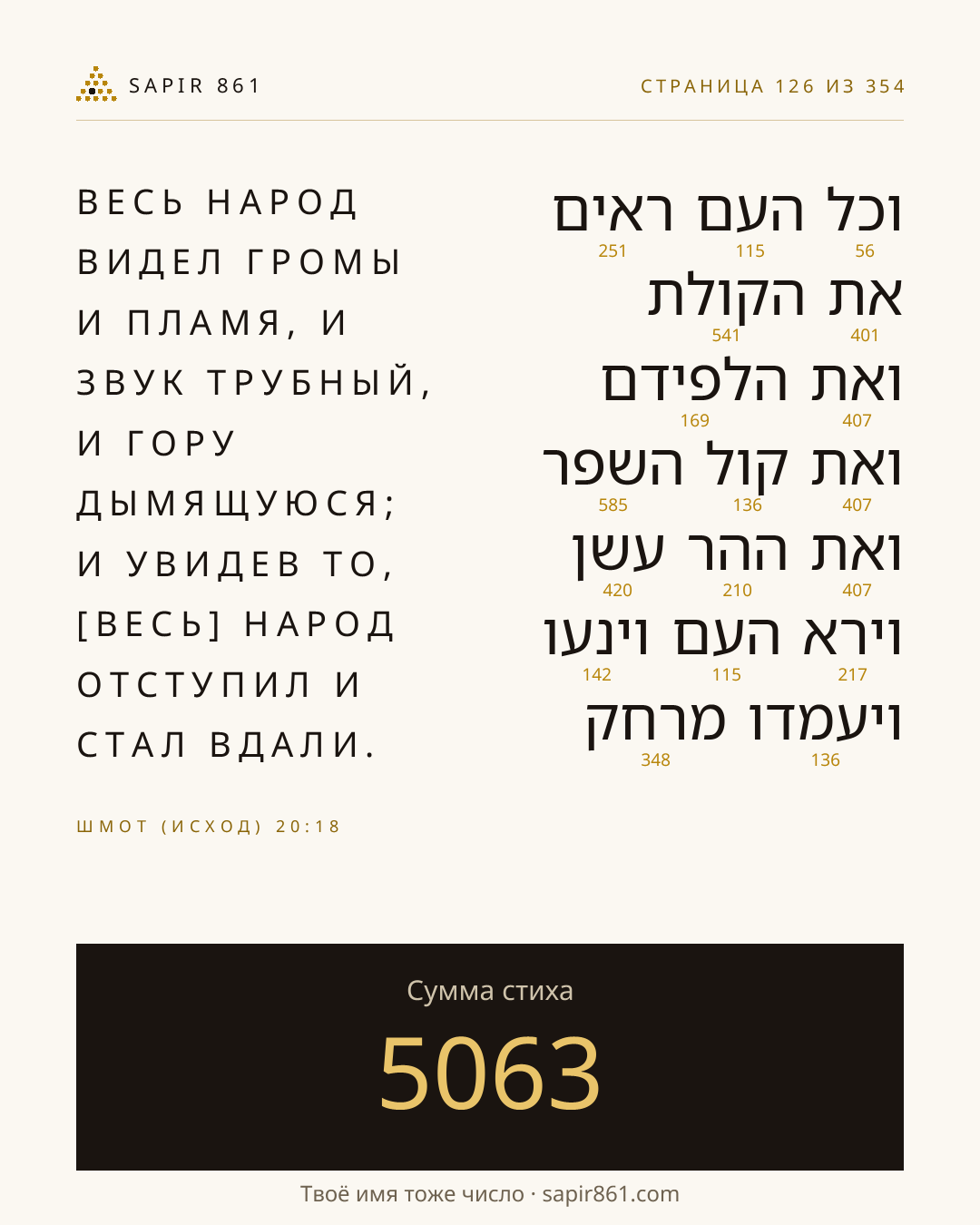 Карточка стиха 126