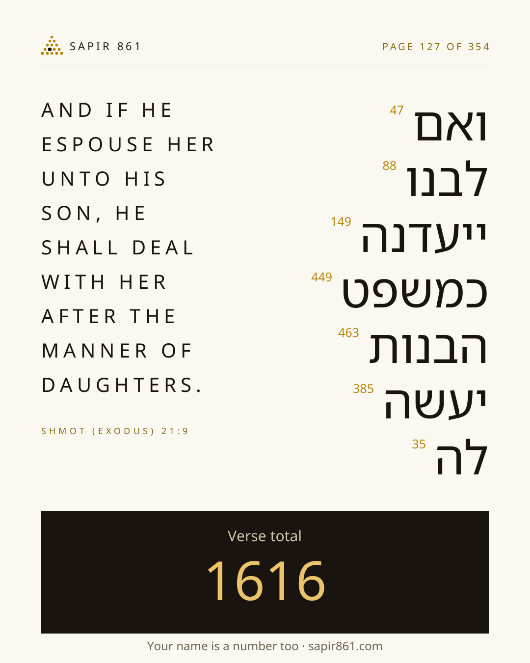 Verse card 127
