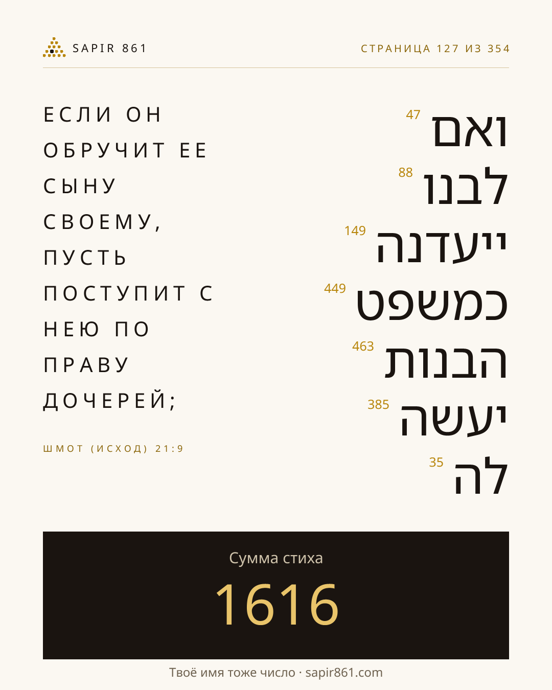 Карточка стиха 127