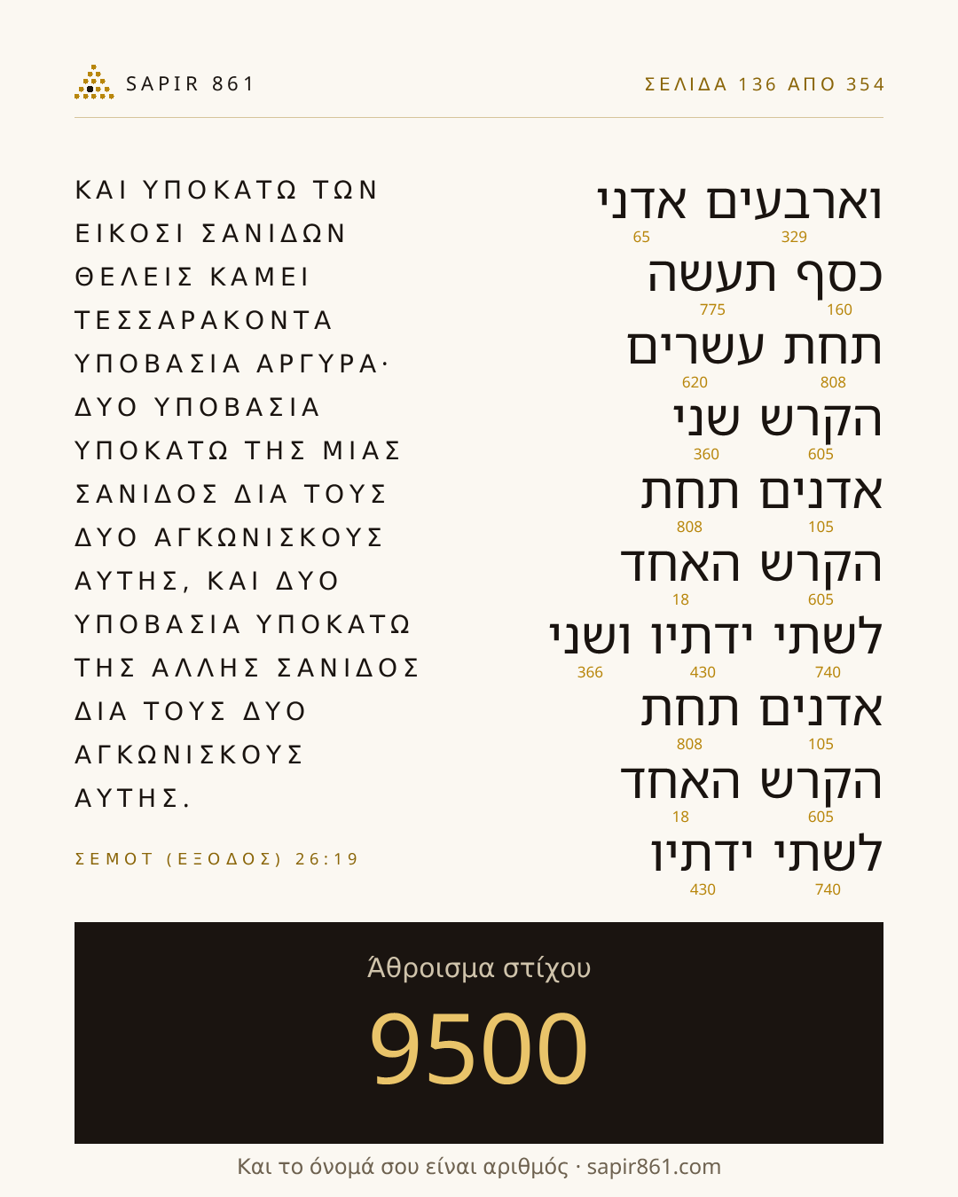 Κάρτα στίχου 136