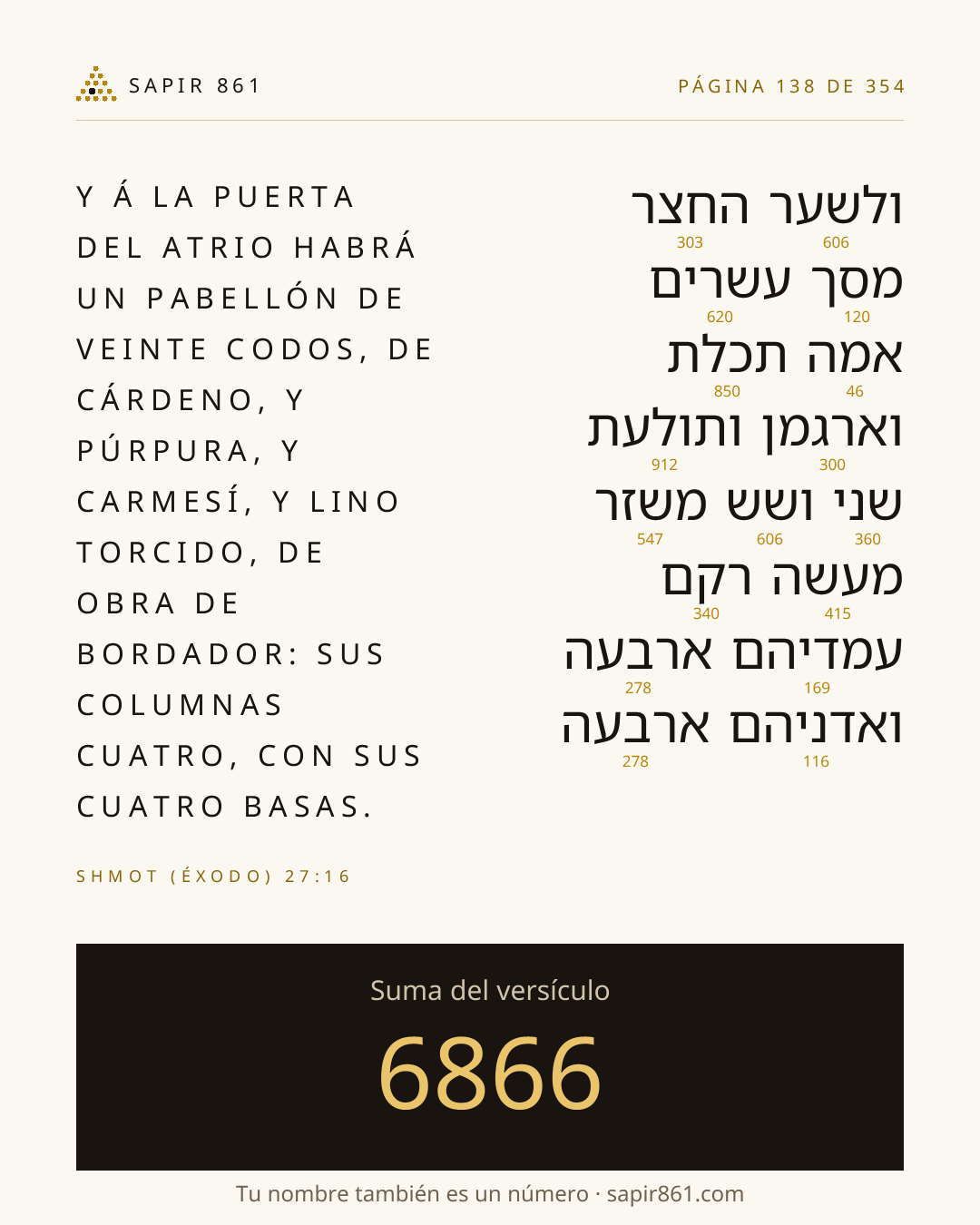 Tarjeta del versículo 138