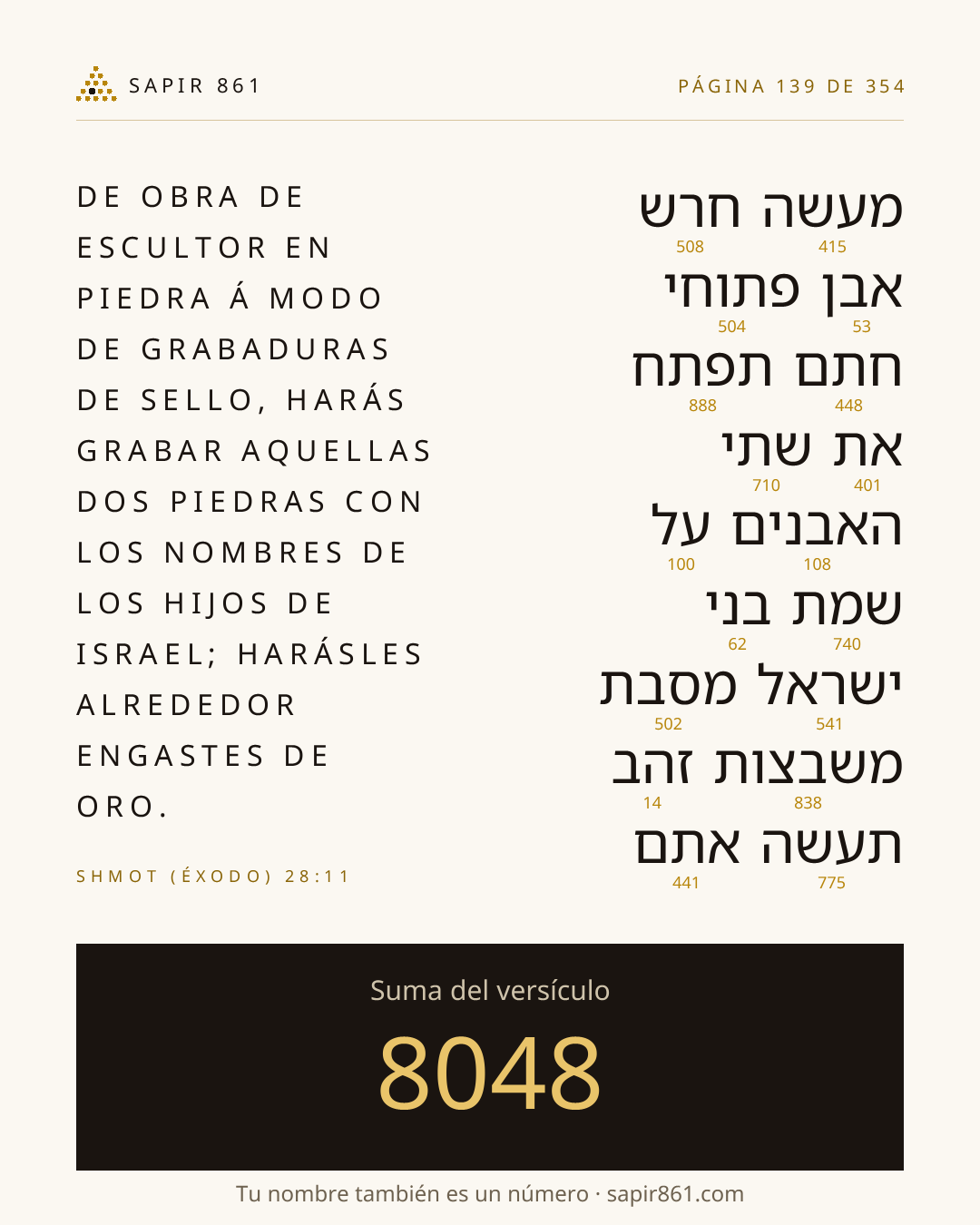 Tarjeta del versículo 139