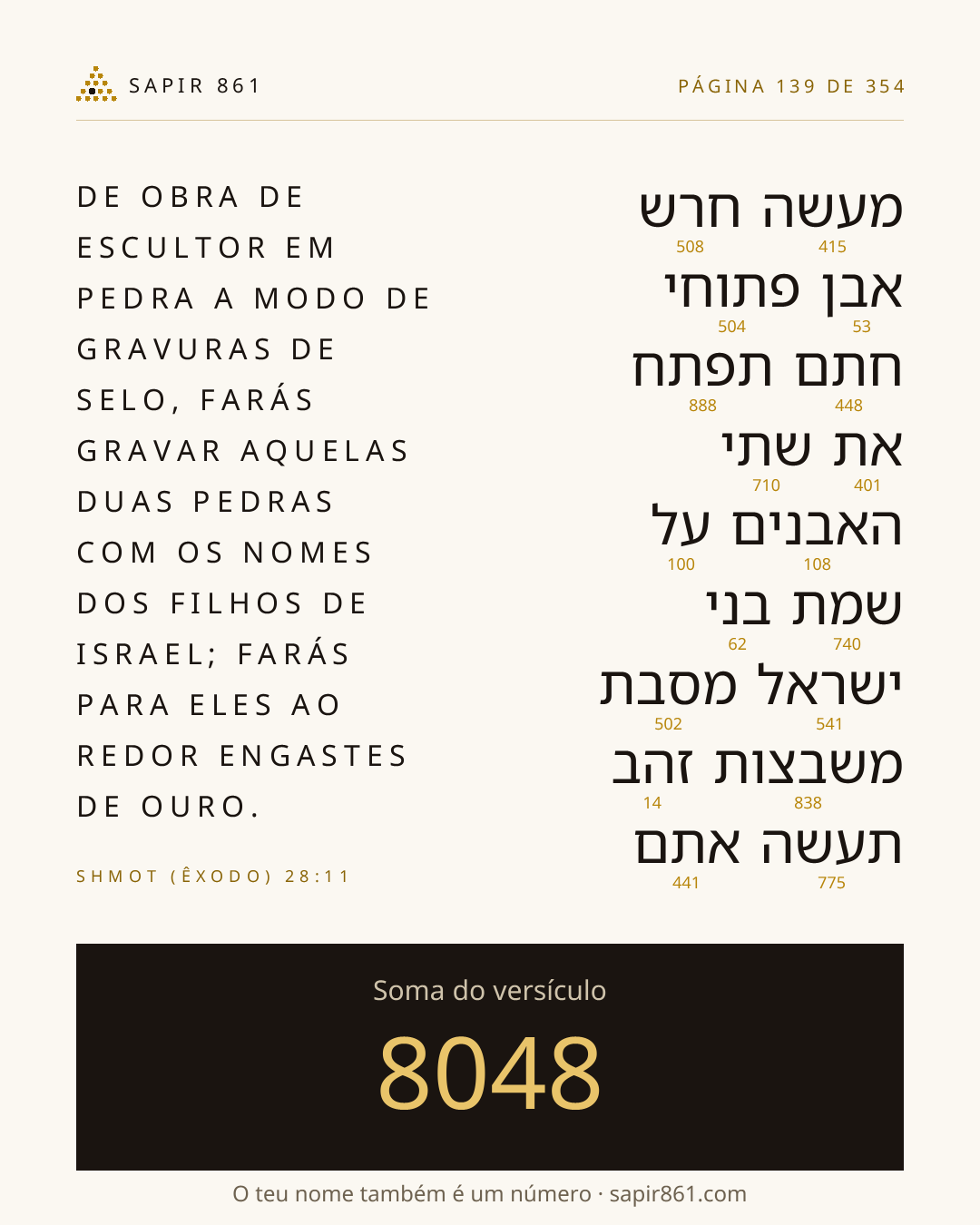 Cartão do versículo 139