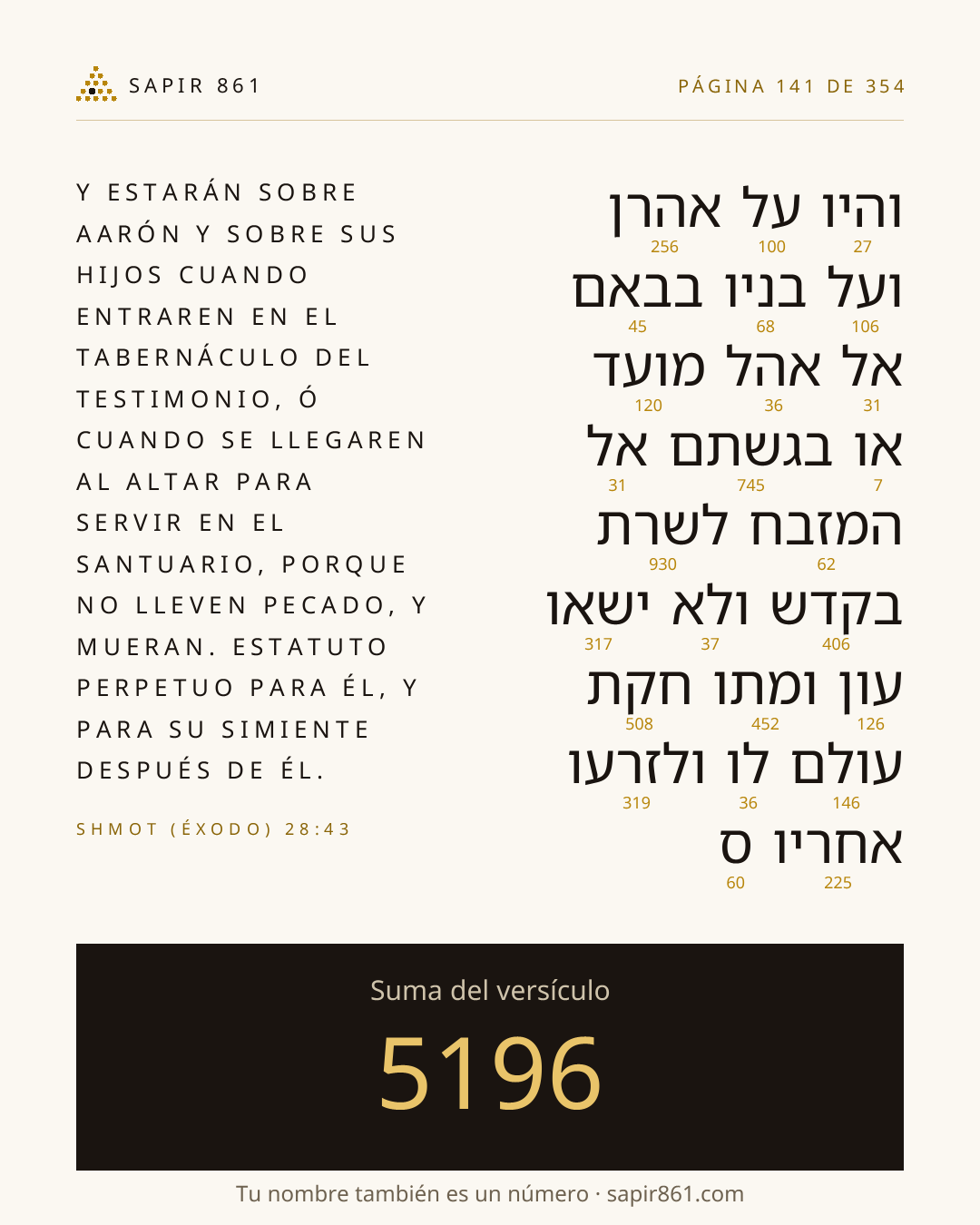 Tarjeta del versículo 141