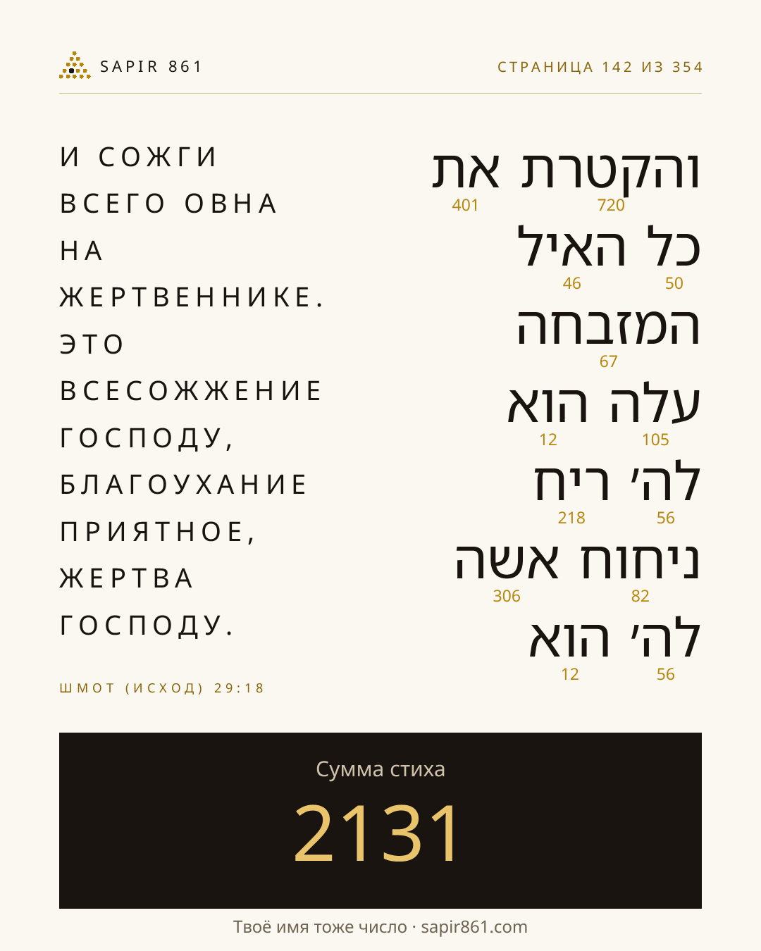 Карточка стиха 142