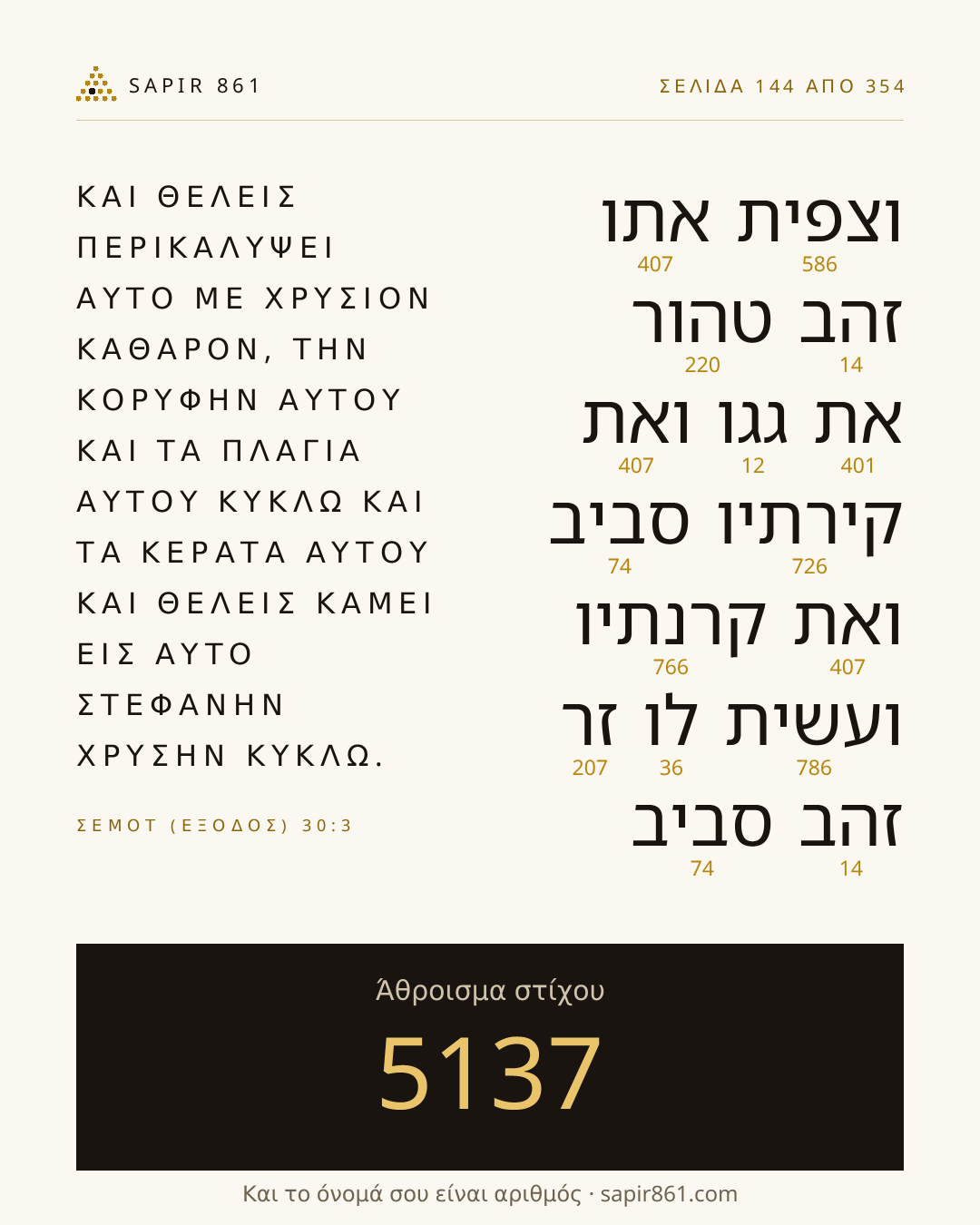 Κάρτα στίχου 144