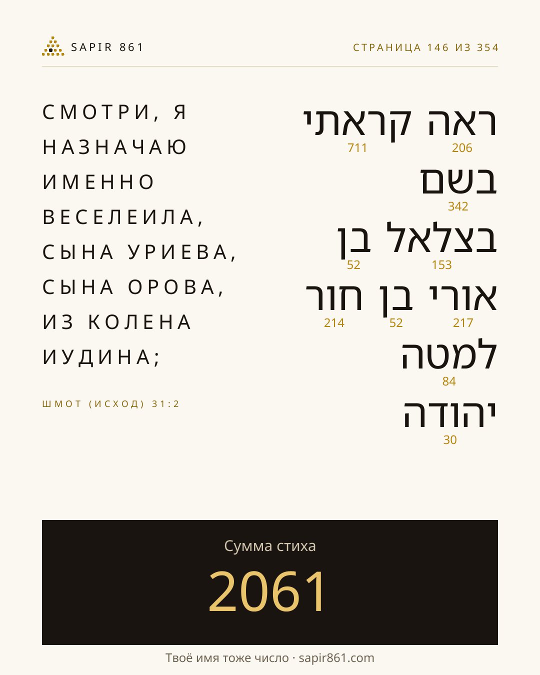 Карточка стиха 146