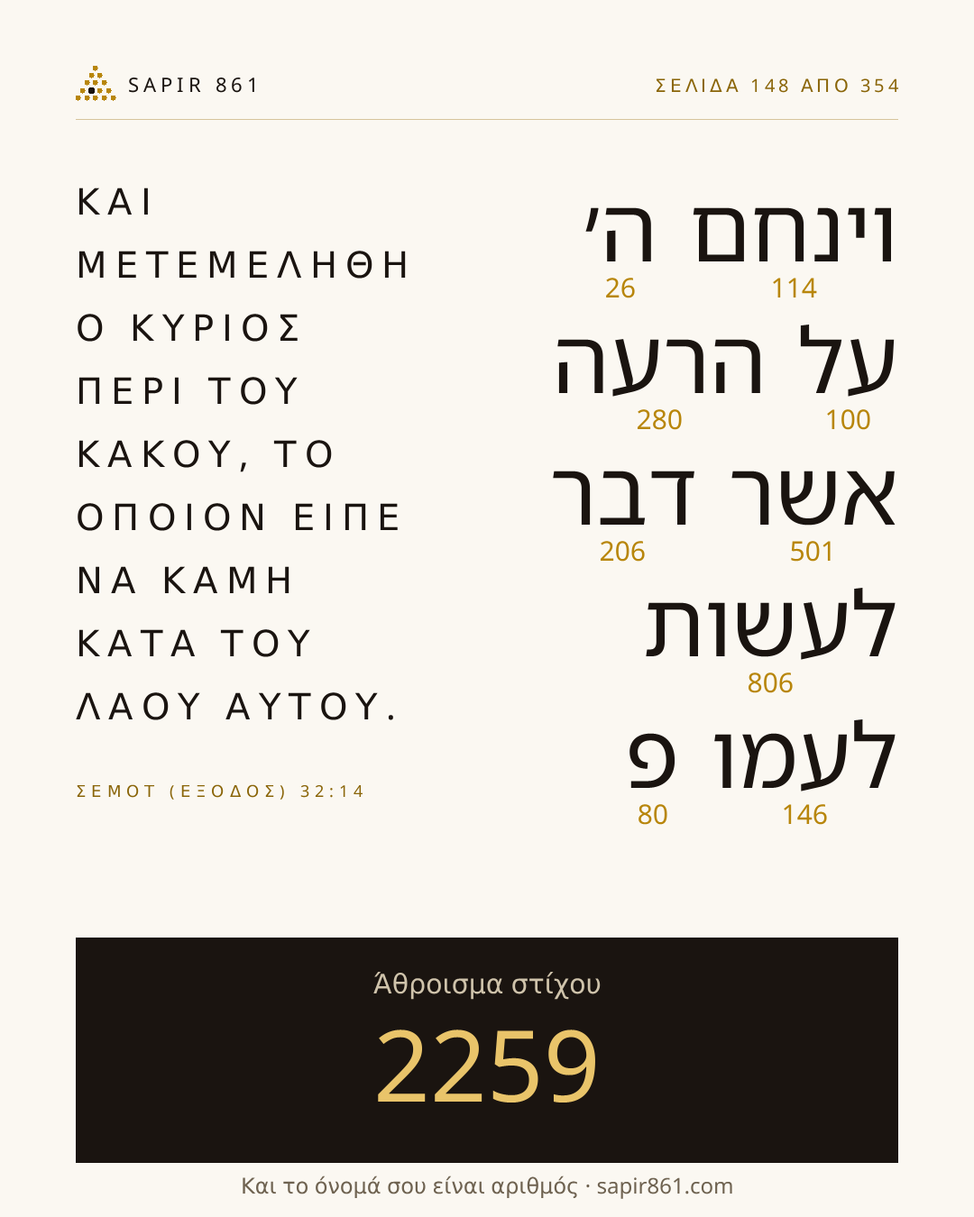 Κάρτα στίχου 148