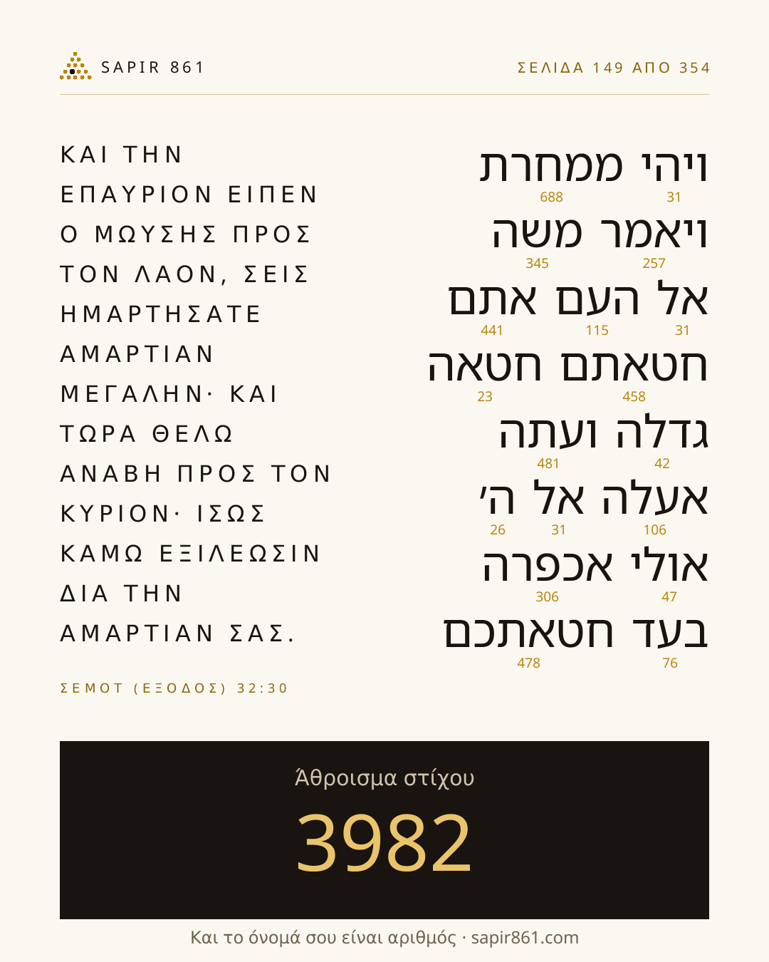 Κάρτα στίχου 149