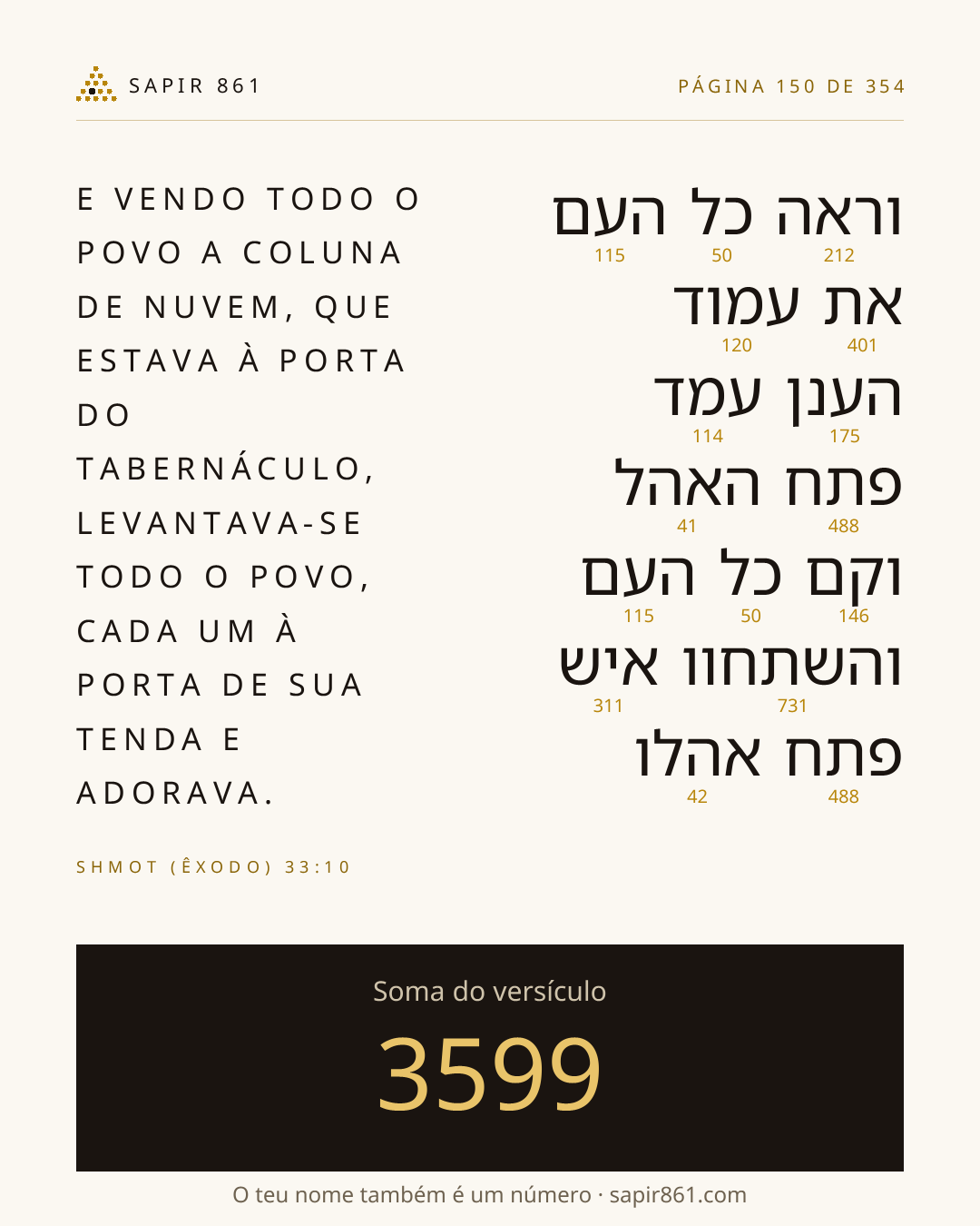 Cartão do versículo 150