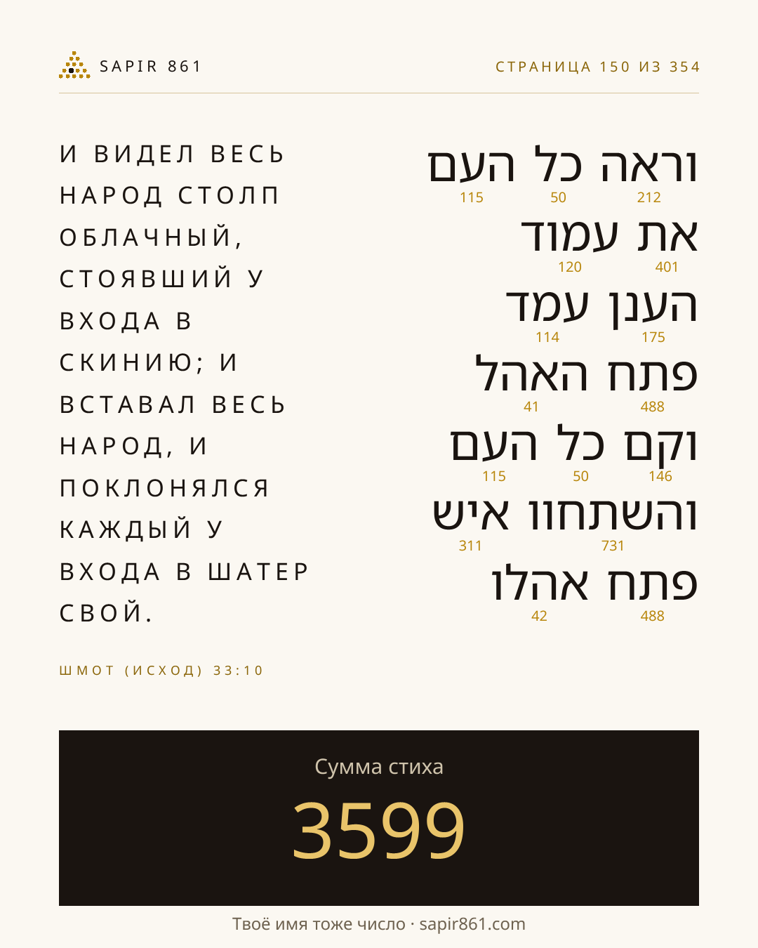 Карточка стиха 150