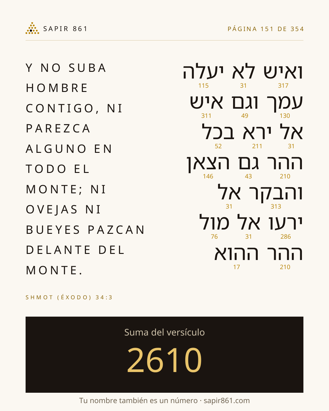 Tarjeta del versículo 151
