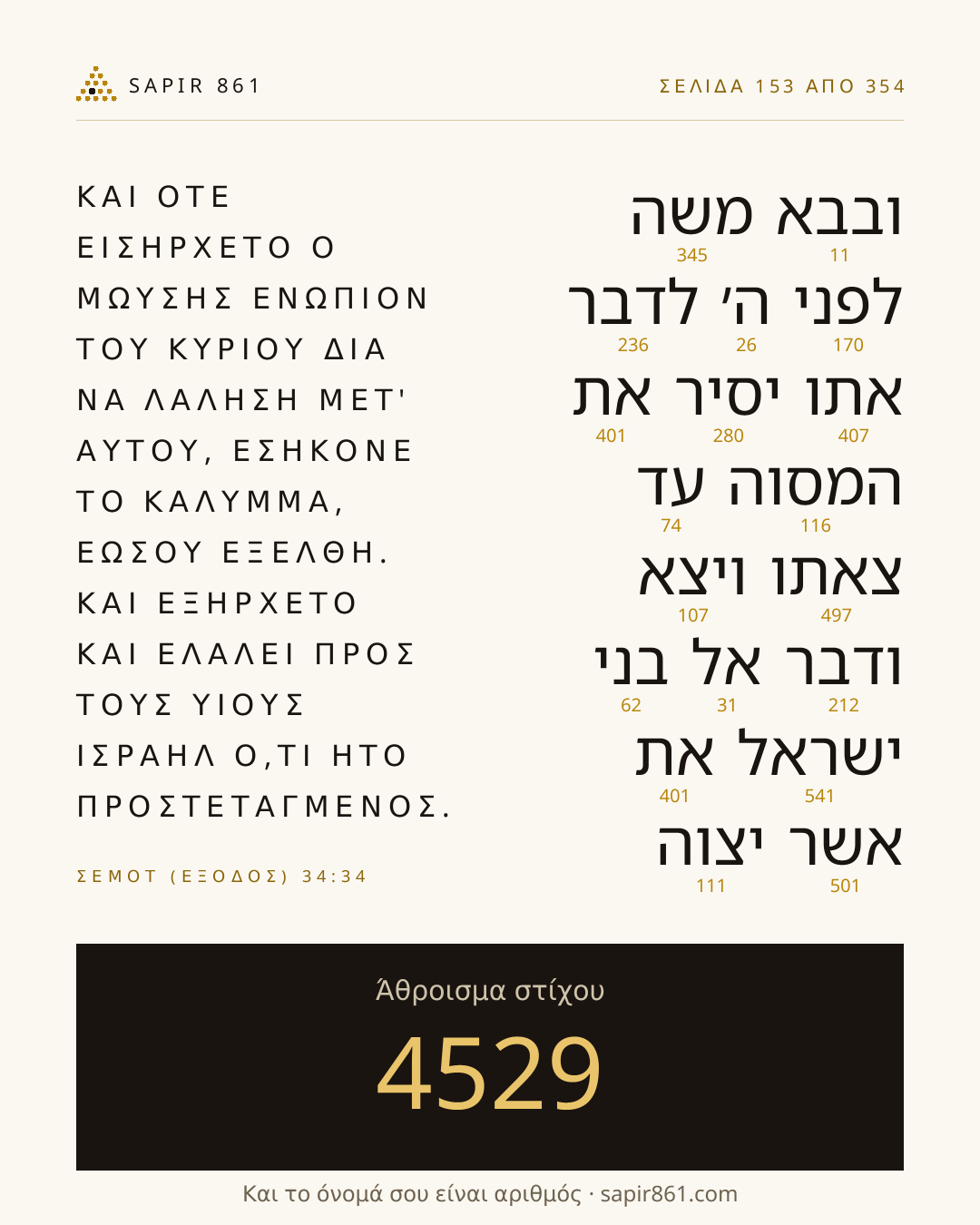 Κάρτα στίχου 153
