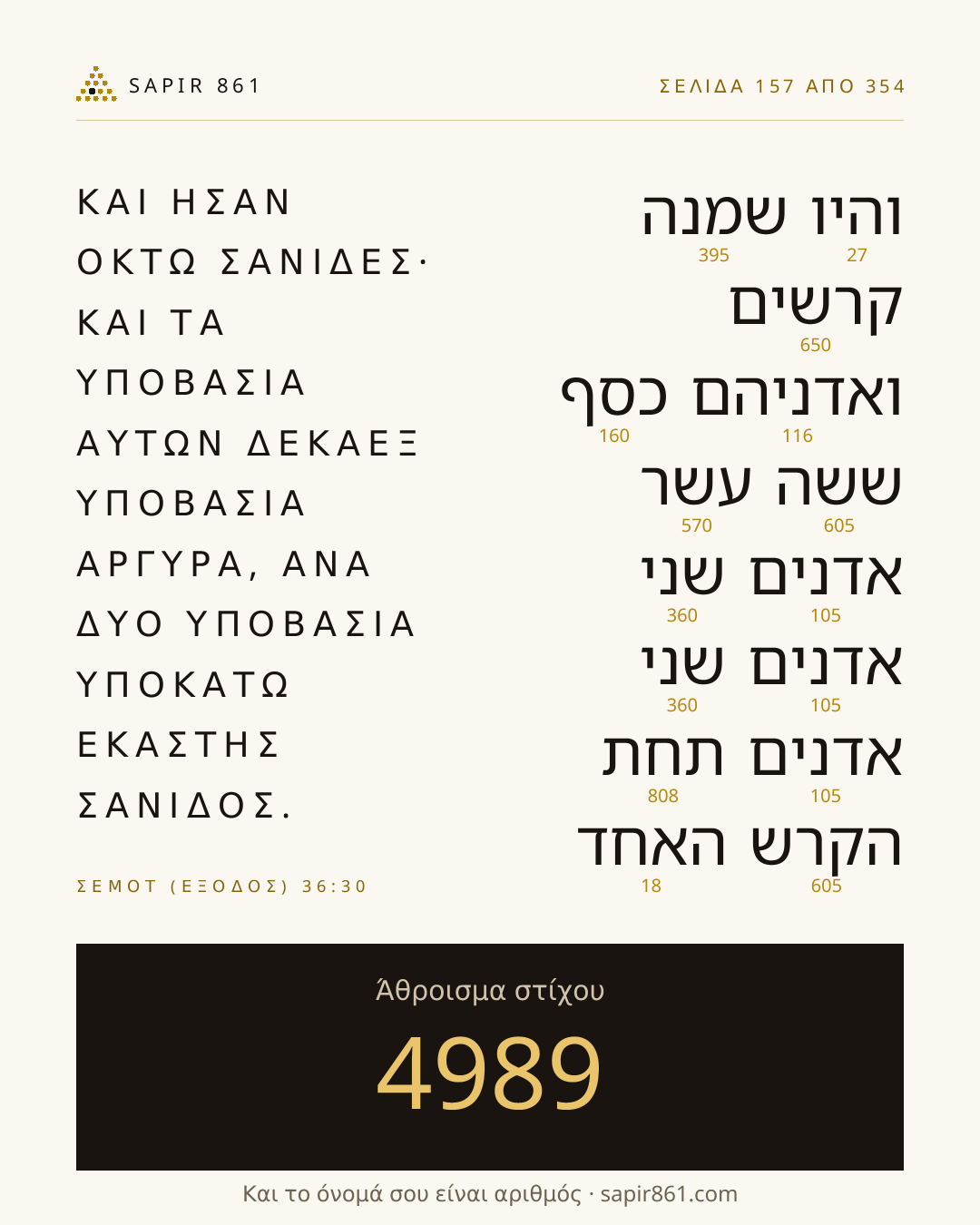 Κάρτα στίχου 157