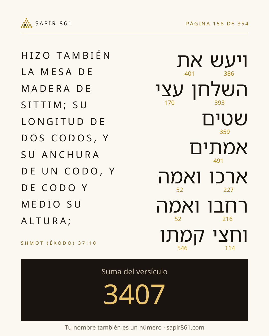 Tarjeta del versículo 158